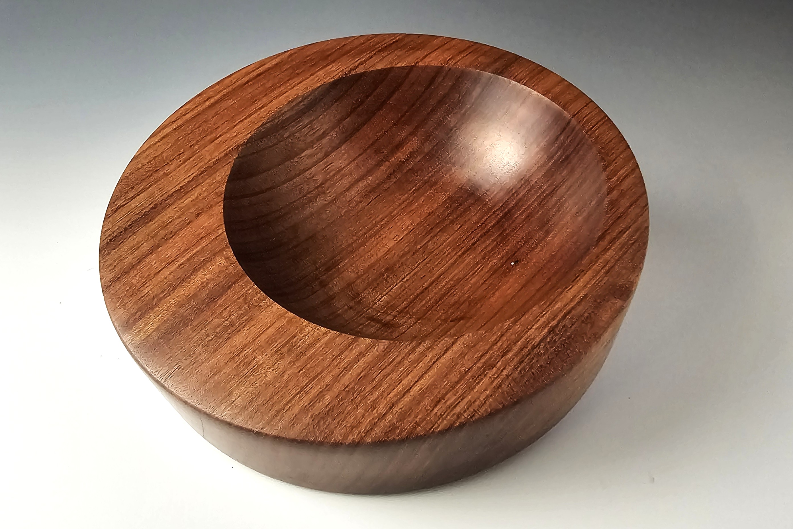 Hand-Turned Sapele Bowl – Image 2