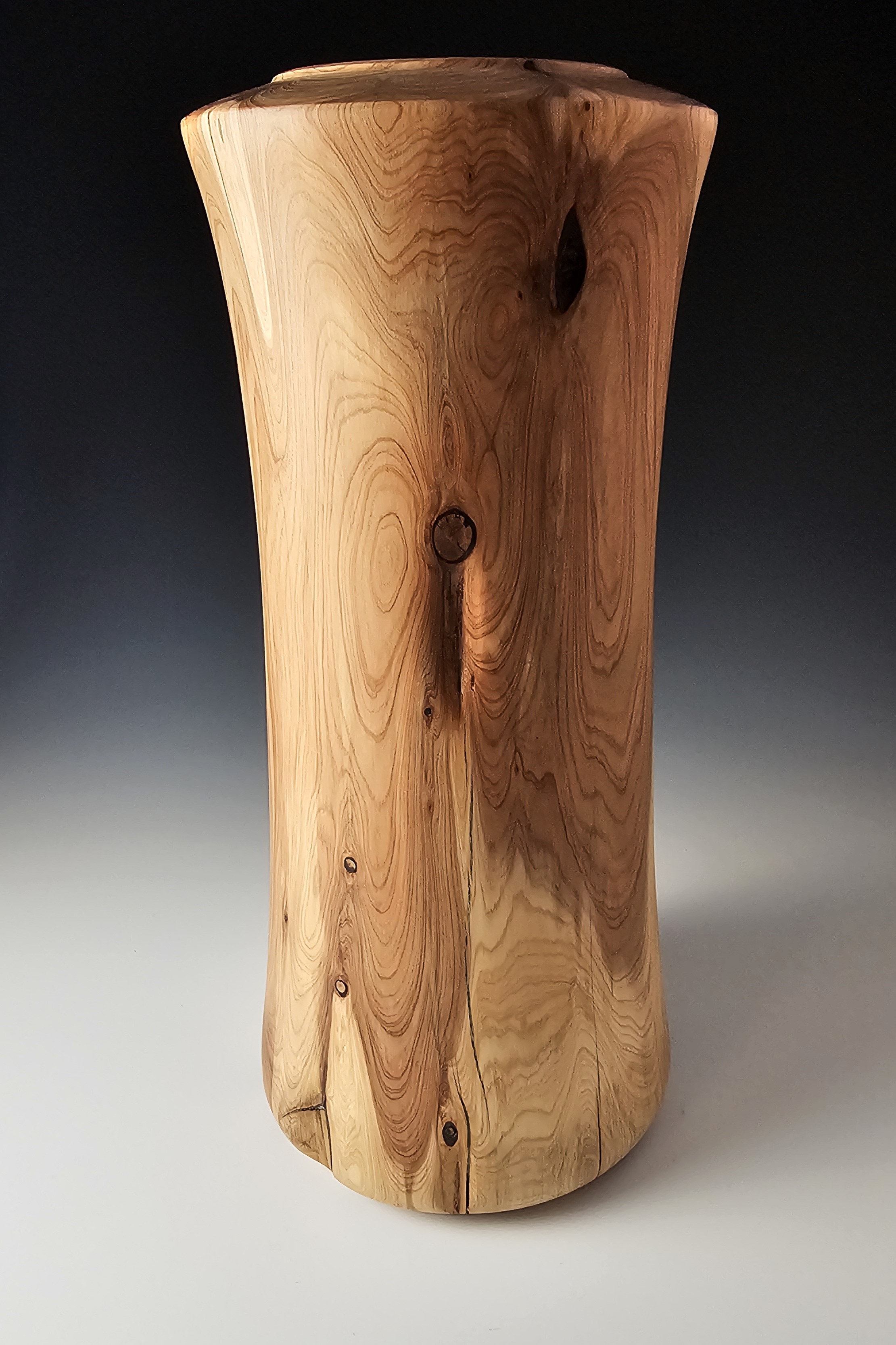 Hand-Turned Juniper Vase – Image 2