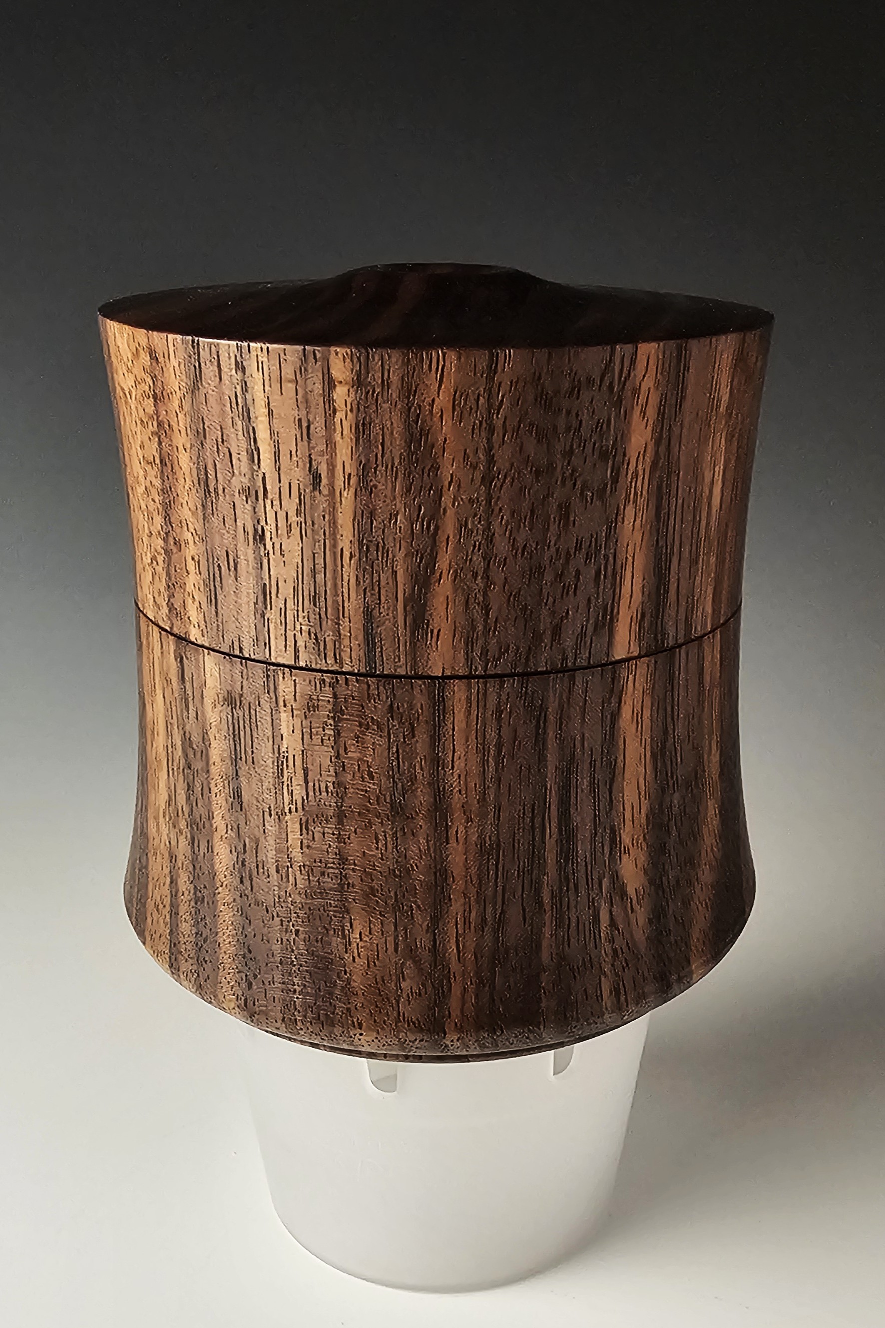Hand-Turned Black Walnut Box – Image 1