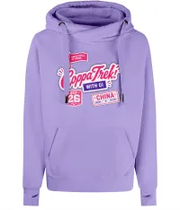 Cross Neck Hoodie - Sticker  – Image 6