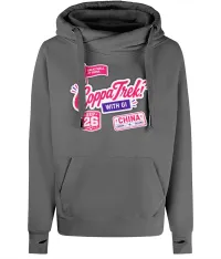 Cross Neck Hoodie - Sticker  – Image 8