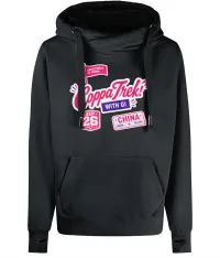 Cross Neck Hoodie - Sticker  – Image 4