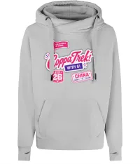 Cross Neck Hoodie - Sticker  – Image 3
