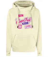 Cross Neck Hoodie - Sticker  – Image 2