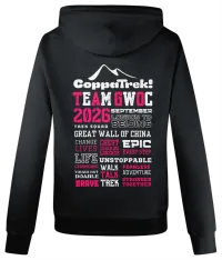 Cross Neck Hoodie - Words (printed both sides) – Image 2