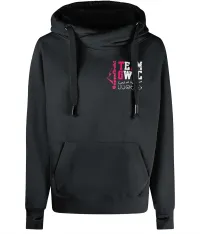 Cross Neck Hoodie - Words (printed both sides) – Image 1