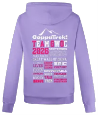 Cross Neck Hoodie - Words (printed both sides) – Image 3