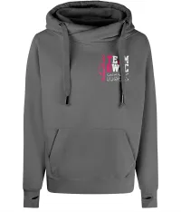 Cross Neck Hoodie - Words (printed both sides) – Image 8