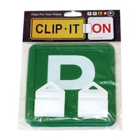 Original Clip It On 2 x Green P-Plate – Image 1