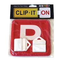 Original Clip It On 2 x Red P-Plate – Image 1