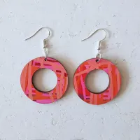 Hot Metropolis - Medium Hoop – Image 1