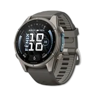 Fenix 9 43mm Titanium with Pebble Gray Silicone Band – Image 1