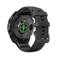 Fenix 9 47mm Carbon Gray DLC Titanium with Black Silicone Band – Image 3
