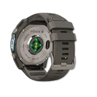 Fenix 9 51mm Titanium with Pebble Gray Silicone Band – Image 3