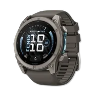 Fenix 9 51mm Titanium with Pebble Gray Silicone Band – Image 1