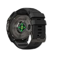 Fenix 9 51mm Carbon Gray DLC Titanium with Black Silicone Band – Image 3