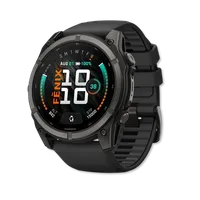 Fenix 9 51mm Carbon Gray DLC Titanium with Black Silicone Band – Image 1