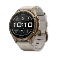Fenix 9 Pro Amoled 43mm Autumn Gold Titanium with Bone Leather Band – Image 1