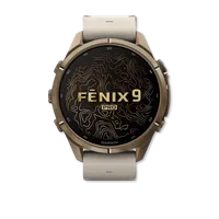 Fenix 9 Pro Amoled 43mm Autumn Gold Titanium with Bone Leather Band – Image 2