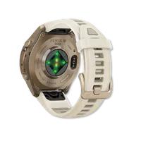 Fenix 9 Pro Amoled 43mm Autumn Gold Titanium with Cream/French Gray Silicone Band – Image 3
