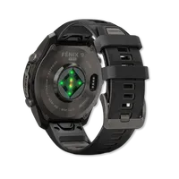 Fenix 9 Pro Amoled 47mm Carbon Gray DLC Titanium with Black/Pebble Gray Silicone Band – Image 3