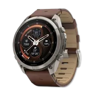 Fenix 9 Pro Amoled 51mm Titanium with Walnut Leather Band – Image 1