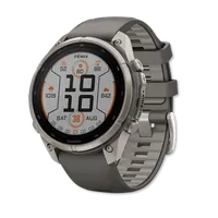 Fenix 9 Pro Solar 47mm Titanium with Pebble Gray Silicone Band – Image 1