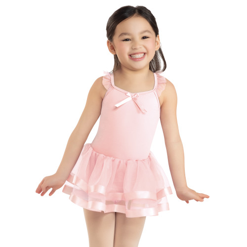 Girls Flutter Sleeve Dress – Image 1