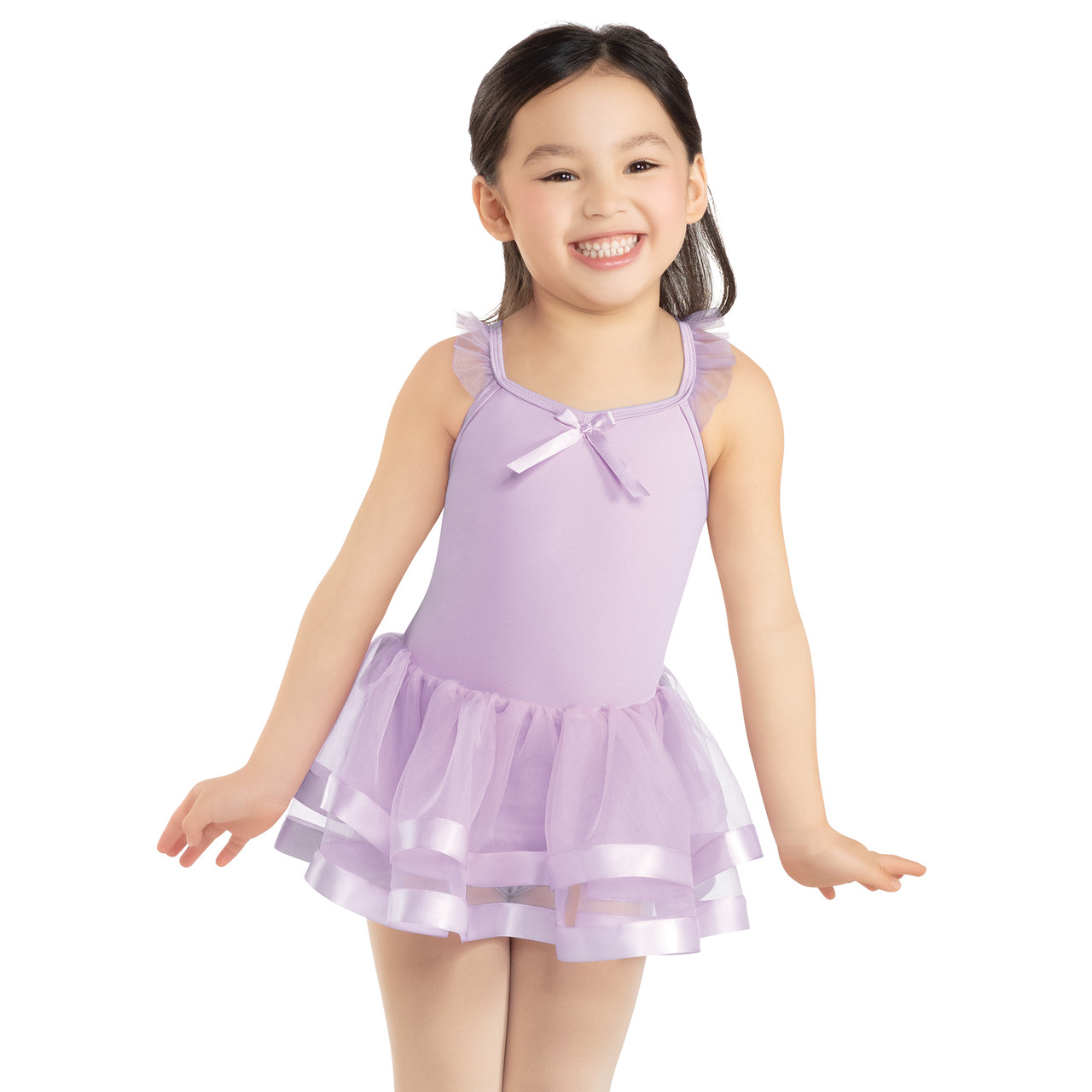 Girls Flutter Sleeve Dress – Image 2
