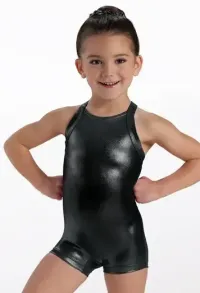Kids Metallic Biketard – Image 9