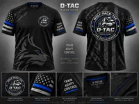 D-TAC LEO Range Shirt- Short Sleeve-Black – Image 1