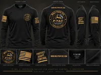  P-TAC Citizen Protector Range Shirt- Long Sleeve-Black – Image 1