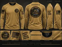  P-TAC Citizen Protector Range Shirt- Long Sleeve-Gold – Image 1