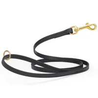 Viper Biothane Leash - 6 ft x 1/2 in – Black
