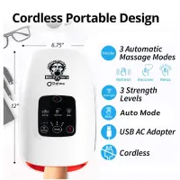Daiwa Felicity Cordless Hand Massager with Heat and Compression - Wrist and Hand Massager for Arthritis and Carpal Tunnel (Mou – Image 3