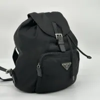 Zaino Prada Re-Nylon Backpack Nero – Image 2