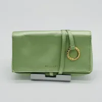 Pochette Bvlgari in Raso Verde – Image 1