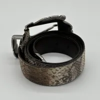 Cintura in Vero Pitone Made in italy  – Image 4
