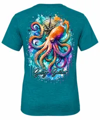 Harvey the Octopus | Teal Tri-Blend Tee – Image 1