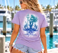 Siren of the Sea | Lavender Tri-Blend Tee – Image 3
