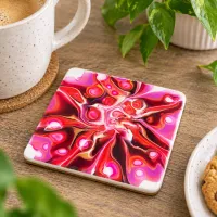 Hand-Painted Ceramic Coaster 002 – Image 2