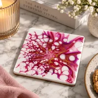 Hand-Painted Ceramic Coaster 005 – Image 2