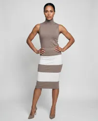 Bamboo TANK TOP in TAUPE – Image 1