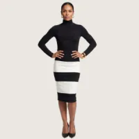 Bamboo TURTLENECK DRESS – Image 2