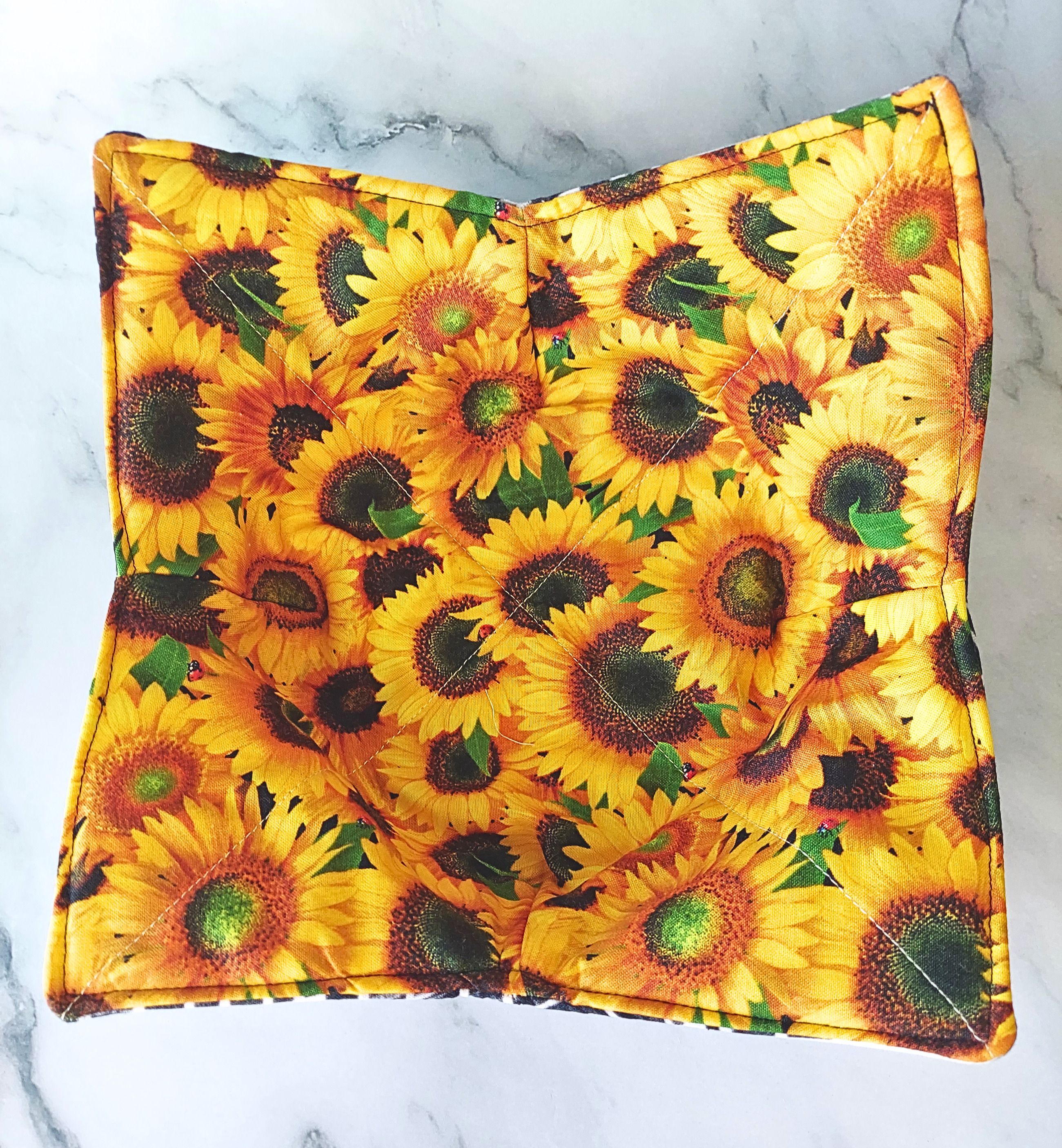 Bold Sunflower Microwave Bowls – Image 3