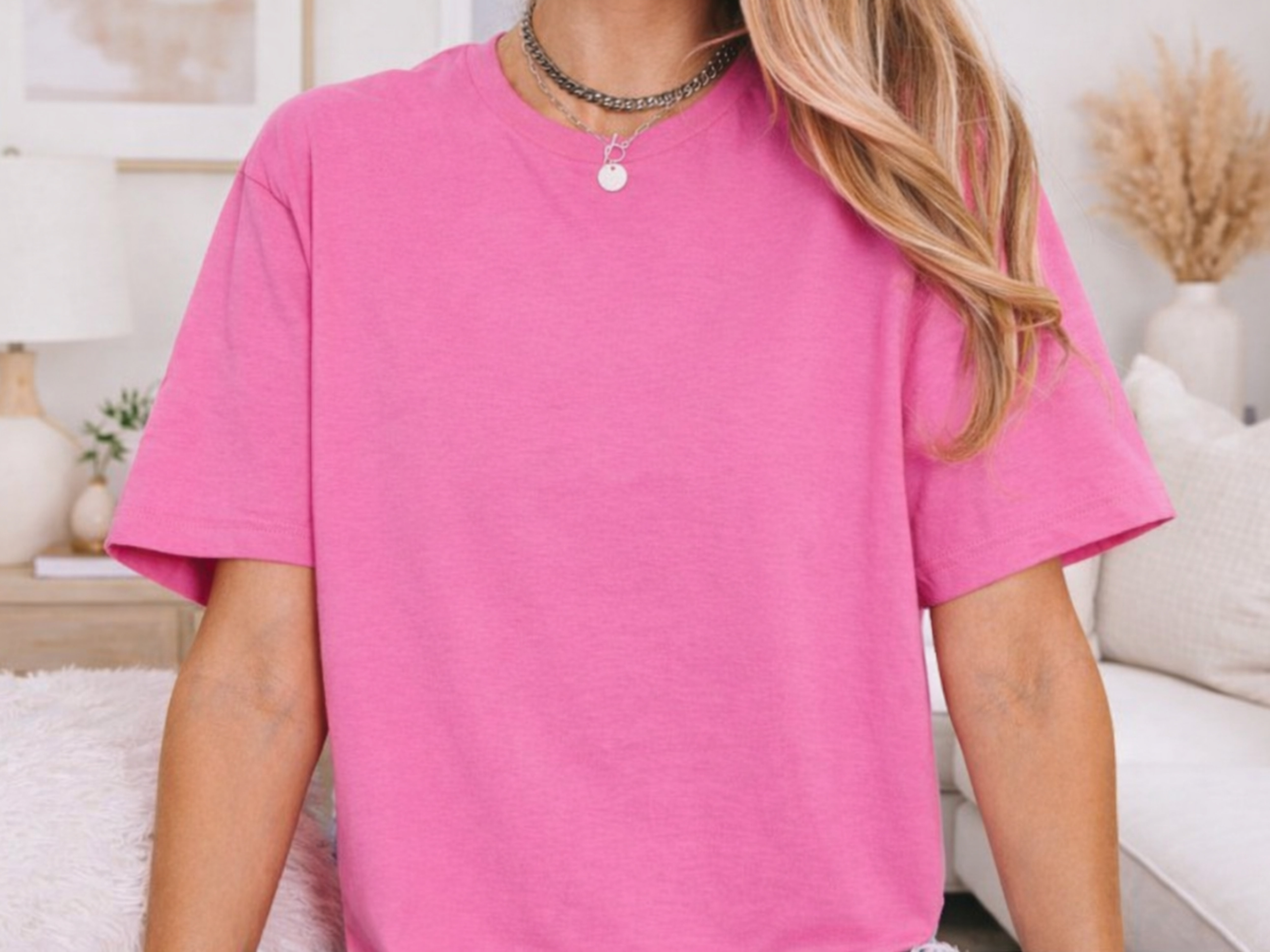 Brite Beginnings Adult T-Shirt – Large, Azalea