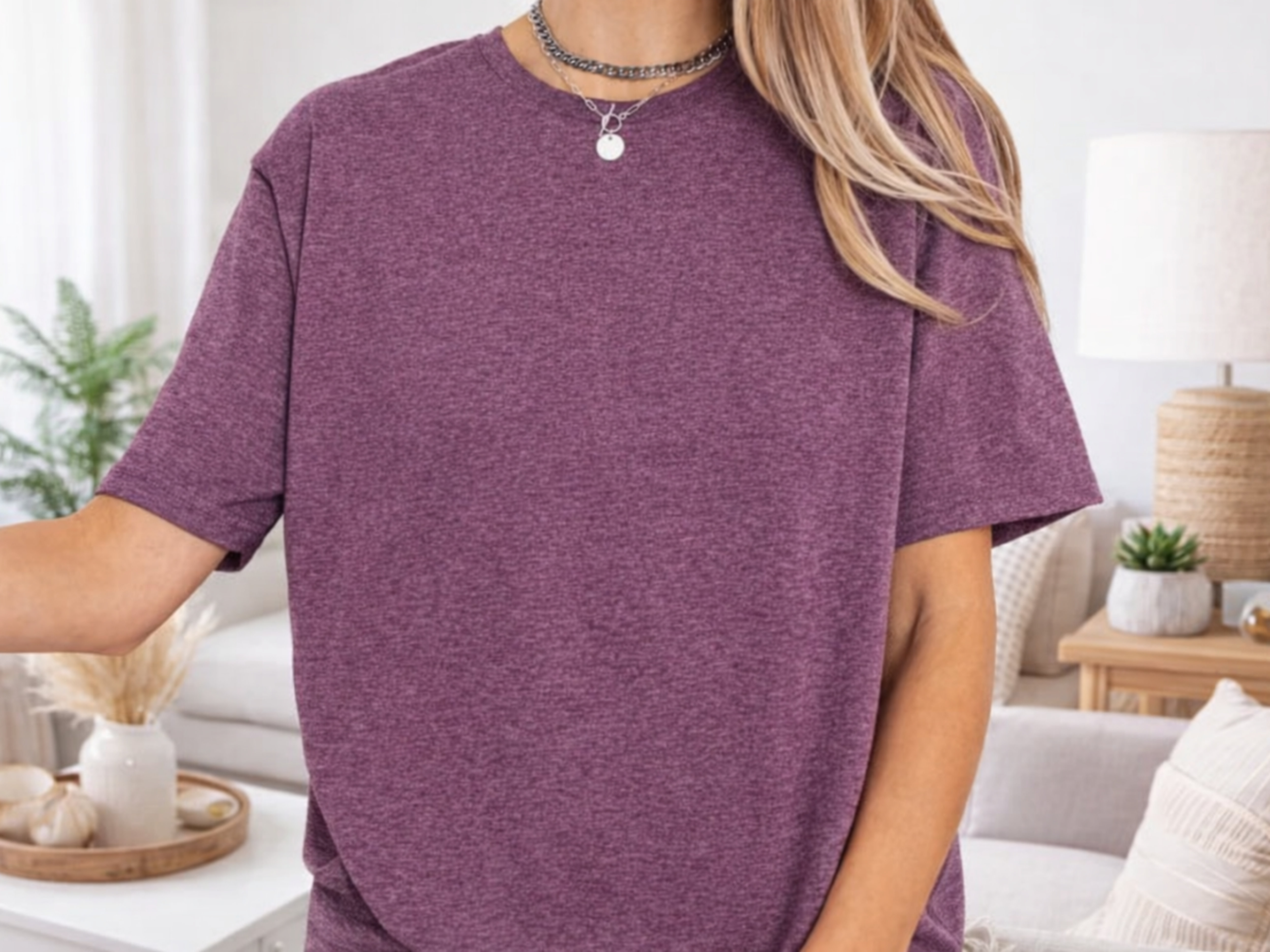 Brite Beginnings Adult T-Shirt – Small, Heather Maroon