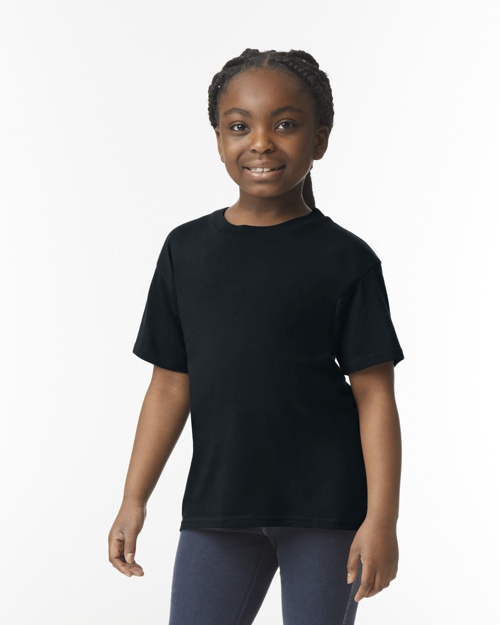 Brite Beginnings Youth T-Shirt – L (14-16), Black