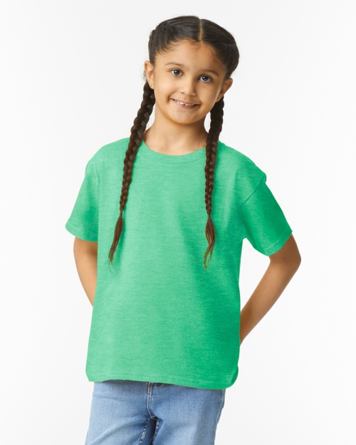 Brite Beginnings Youth T-Shirt – S (6-8), Heather Irish