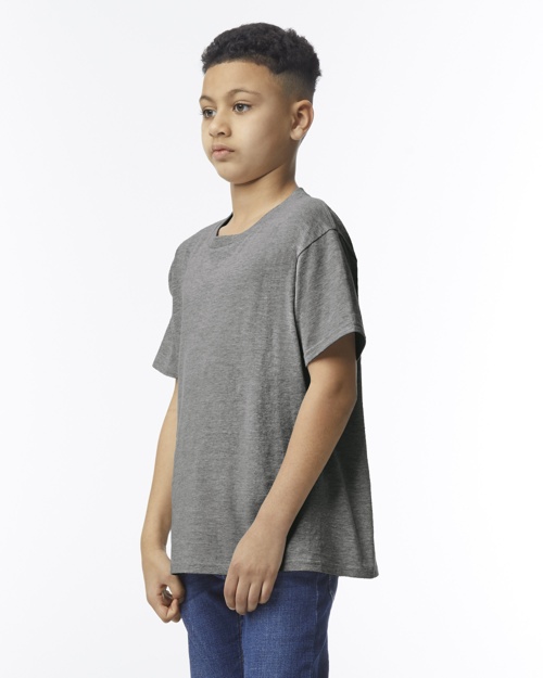 Brite Beginnings Youth T-Shirt – M (10-12), Graphite Heather